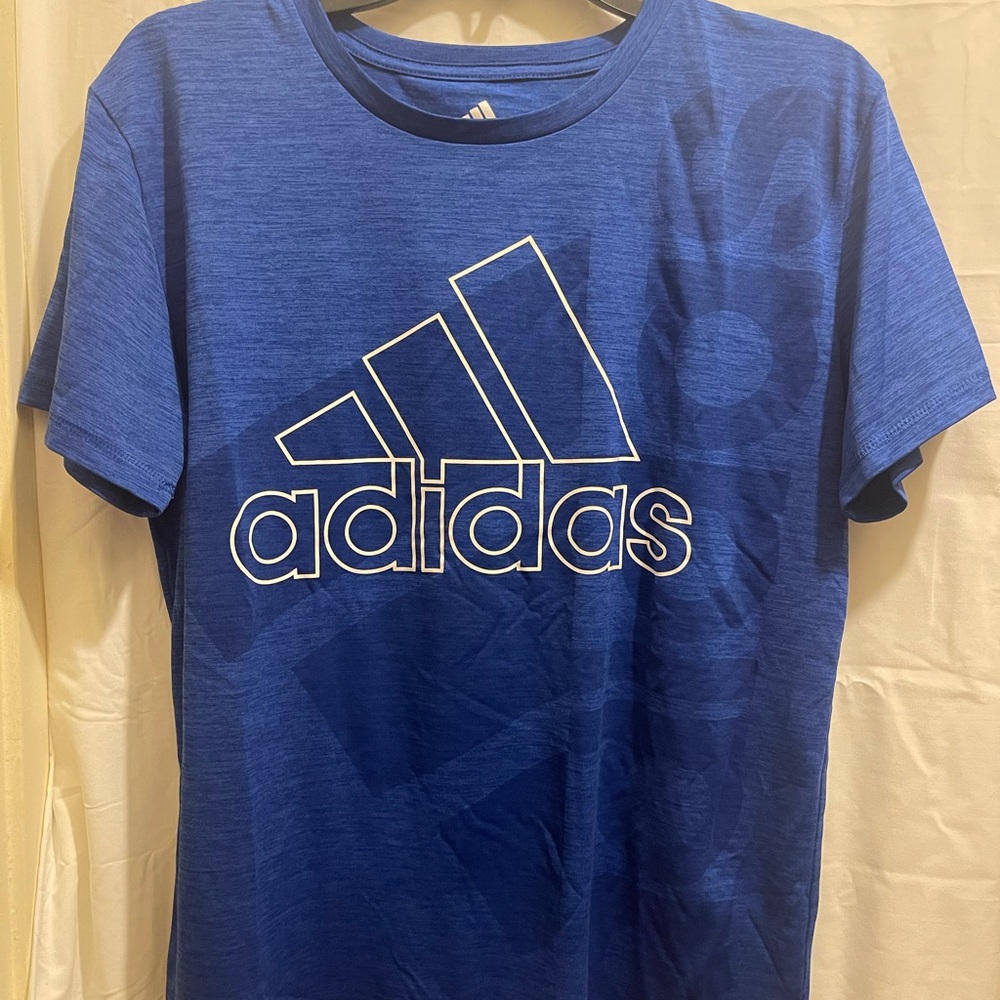Adidas Royal Blue Logo Tee